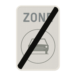 Panneau de signalisation ZC5/