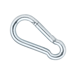 Mousqueton C-DIN 5299 galvanis&eacute; 50 x 5 mm