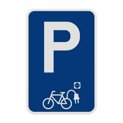 Panneau de stationnement - Vélos électriques