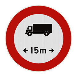 Panneau de signalisation C25