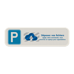 Panneau de stationnement - Design personnel
