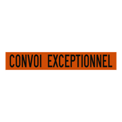 Panneau Alupanel &laquo; Convoi exceptionnel &raquo; 1000 x 160 mm