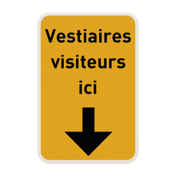 Panneau d'information - Votre texte + pictogramme