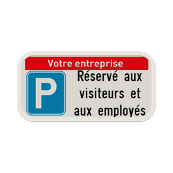Panneaux de parking pour visiteurs