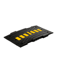 Verkeersdrempel rubber - middenelement voor zwaar verkeer - 900x500x50mm