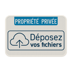 Panneaux propriété privée défense d’entrer
