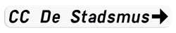 Verkeersbord SB250 F34a - Openbare inrichting - rechts