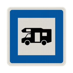 Verkehrszeichen 365-67 - Wohnmobilplatz