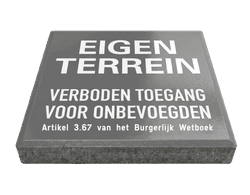 Eigen terrein & toegang