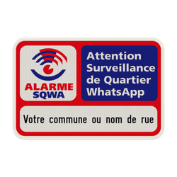 Panneau SQWA 3x2 - Texte personnalis&eacute;