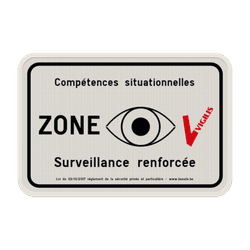 Panneau VIGILIS - Comp&eacute;tences situationnelles - Surveillance renforc&eacute;e - Surveillance Belge