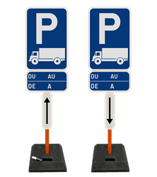 Kit de panneaux d'interdiction de stationnement