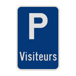 Panneau de stationnement - visiteurs
