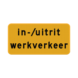 Tijdelijke tekstborden