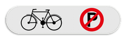 Parkeerverbod fietsen - Klein formaat
