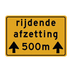 Tijdelijke tekstborden