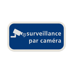 Panneaux de propriété sous vidéosurveillance