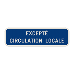 Panneau de signalisation GIV