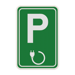 Panneaux de parking pour véhicules électriques