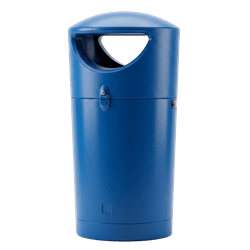 Poubelle ext&eacute;rieure ronde 100 L en MDPE &ndash; TS-Hood - 4 coloris