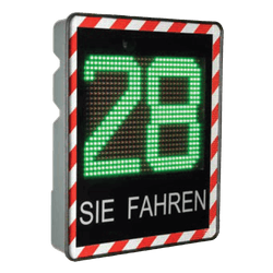 Geschwindigkeitsanzeigen