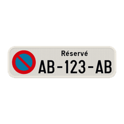 Panneaux de parking pour résidents