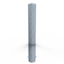 Rampaal &Oslash;193mm staal verzinkt - 1200/1500/2000mm - met grondanker