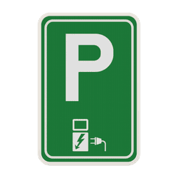 Panneaux de parking pour véhicules électriques