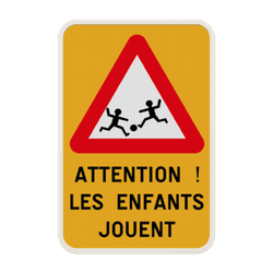 Panneaux et accessoires pour zones scolaires ou aires de jeu