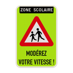 Panneaux et accessoires pour zones scolaires ou aires de jeu