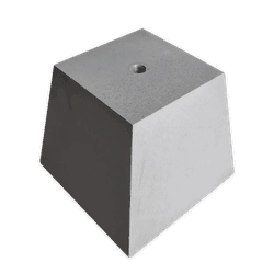 Betonpoer met M24 schroefdraad - 20x20x25cm