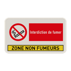 Panneau d'information - interdiction de fumer