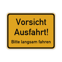 Hinweisschilder