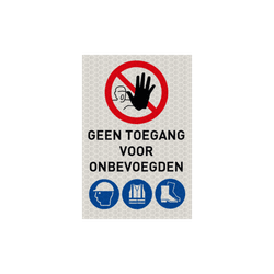 Bouwplaats borden
