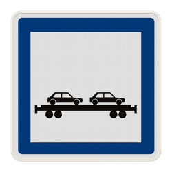 Panneau CE8 &ndash; Gare auto/train