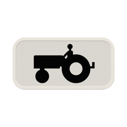 Panonceau M4i &ndash; V&eacute;hicules agricoles &agrave; moteur