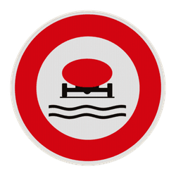 Panneau B18b – Accès interdit à certains véhicules transportant des marchandises susceptibles de polluer les eaux