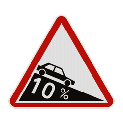 Panneau A16 &ndash; Descente dangereuse