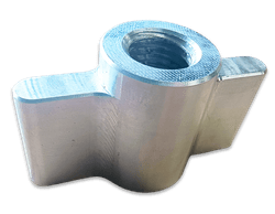 Ecrou &agrave; ailettes - M16 - aluminium - pour poteaux amovibles