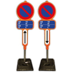 Parkeerverbod-Set E1 - PEHD - All inclusive - NL/FR