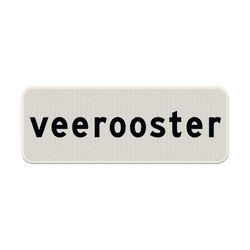 Verkeersbord RVV OBD17 - Veerooster