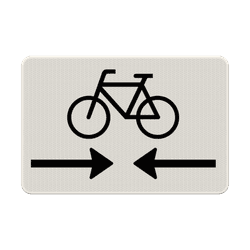 Verkeersbord RVV OB503OB02 - Kruising fietspad