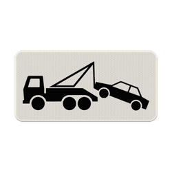 Verkeersbord RVV OB303 - Wegsleepregeling van kracht