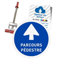 Autocollants de sol personnalisable