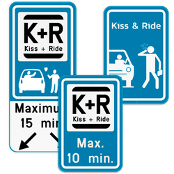 Kiss&Ride borden