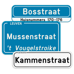Straatnaamborden
