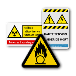 Panneaux d'avertissement