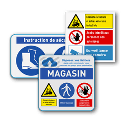 Panneaux de sécurité - Entrepôt