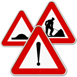 Série A : Panneaux de danger 