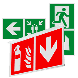 Pictogrammes de sécurité angulaires